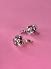 Sofia Acrylic Ball Stud Earrings In Black