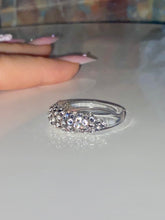 Clear Acrylic Ring With Crystal Rhinestones