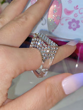 Rectangular Cube Ring Crystal