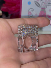 Rectangular Cube Ring Crystal
