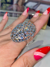 Glam Queen Lucite Ring Clear