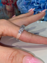 Clear Acrylic Ring With Crystal Rhinestones