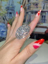 Glam Queen Lucite Ring Clear