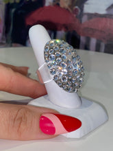 Glam Queen Lucite Ring Clear