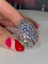 Glam Queen Lucite Ring Clear