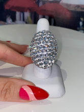 Glam Queen Lucite Ring Clear