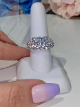 Vogue Crystal Acrylic Ring In Clear