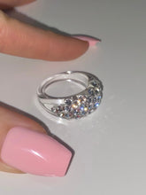 Vogue Crystal Acrylic Ring In Clear