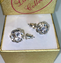 Sofia Acrylic Ball Studs In Clear