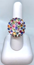 Disco Multicolor Ring In Clear