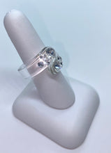 Twist Acrylic Crystal Ring In Clear