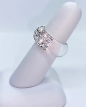 Paradise Acrylic Crystal Ring Clear