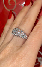 Clear Acrylic Crystal Ring With Crystals