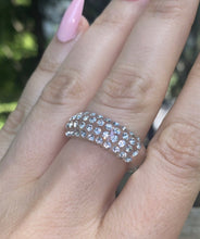 Paradise Acrylic Crystal Ring Clear