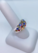 Vogue Crystal Acrylic Ring Multicolored
