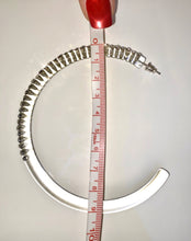 Oversized Acrylic Hoop Earrings With Crystal Elements