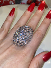 Glam Queen Lucite Ring Clear