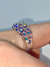 Vogue Crystal Acrylic Ring In Aurora Borealis