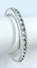 Clear Acrylic Bangle With Crystal Elements