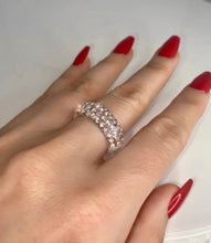 Paradise Acrylic Crystal Ring Clear