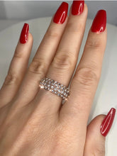 Paradise Acrylic Crystal Ring Clear