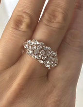 Vogue Crystal Acrylic Ring In Clear