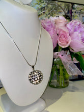Acrylic Ball Shaped Necklace In Black