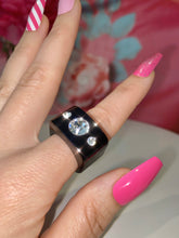 Cube Ring In Black