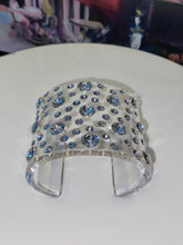 Oversized Crystal Cuff In Clear
