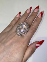 Glam Queen Lucite Ring Clear