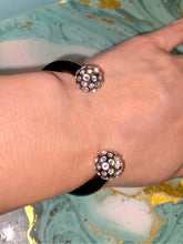 Lovable Crystal Cuff Bracelet In Black
