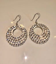 Clear Acrylic Statement Earrings With Crystal Rhinestones